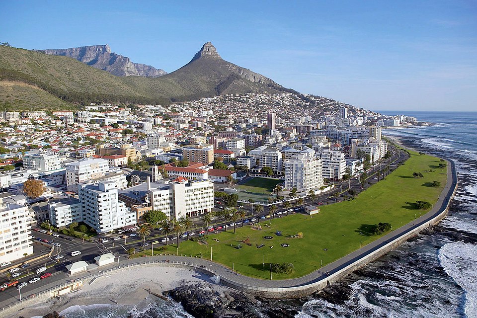 aerial view sea point