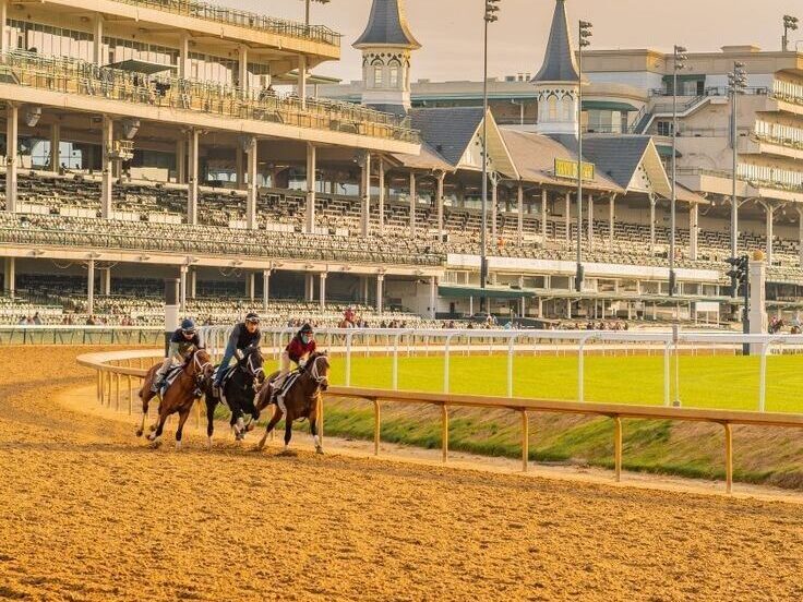 Churchill Downs, one of the best places to visit in Kentucky for couples